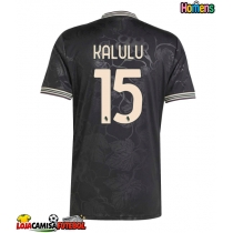 Camisa de Futebol Juventus Pierre Kalulu #15 Equipamento Alternativo 2025-26 Manga Curta